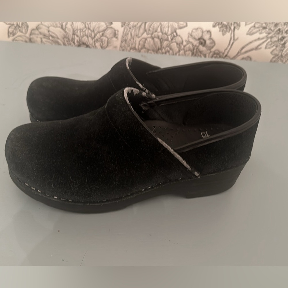 Black Suede Danskos.